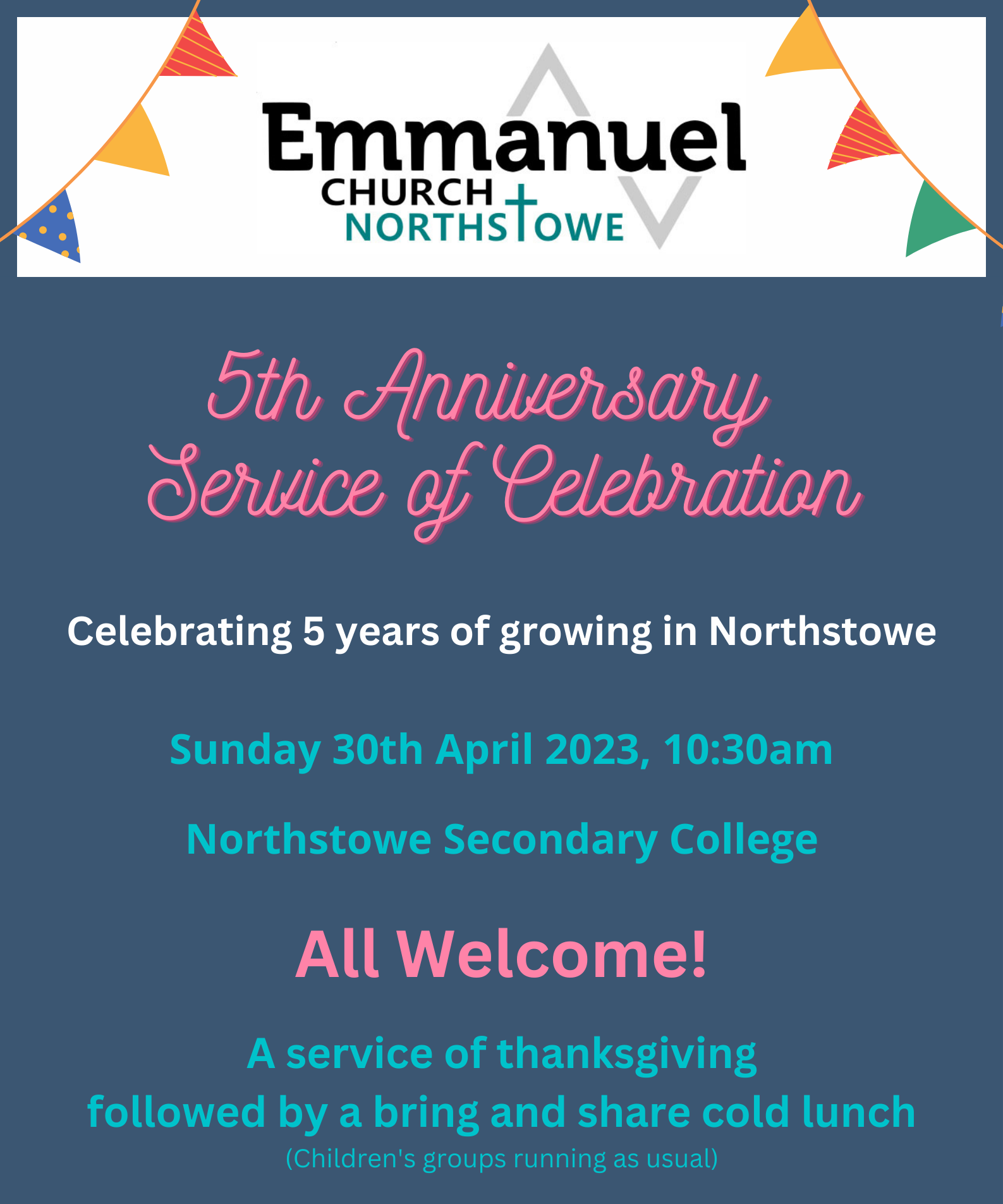 5th anniversary service croppe