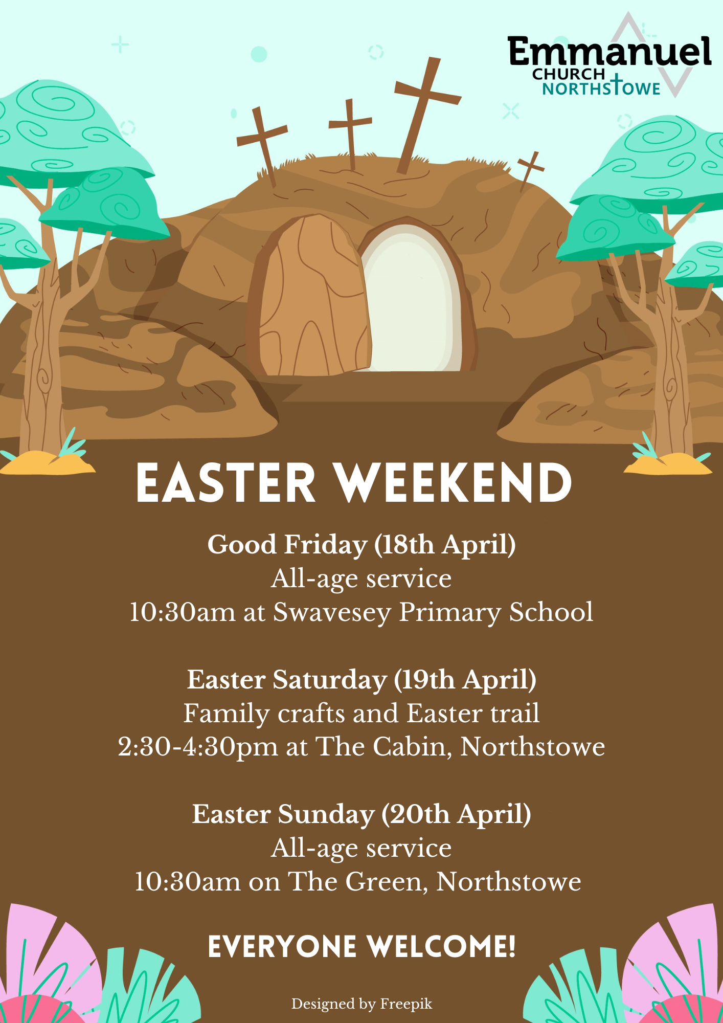 Easter weekend poster